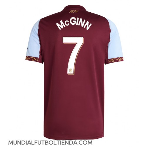 Camiseta Aston Villa John McGinn #7 Primera Equipación Replica 2025-26 mangas cortas Camiseta Aston Villa John McGinn #7 Primera Equipación Replica 2025-26 mangas cortas